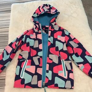 Top&Sky Girls Outdoor Fleece Lined Light Windproof Jacket with Hood so 130 (7/8)